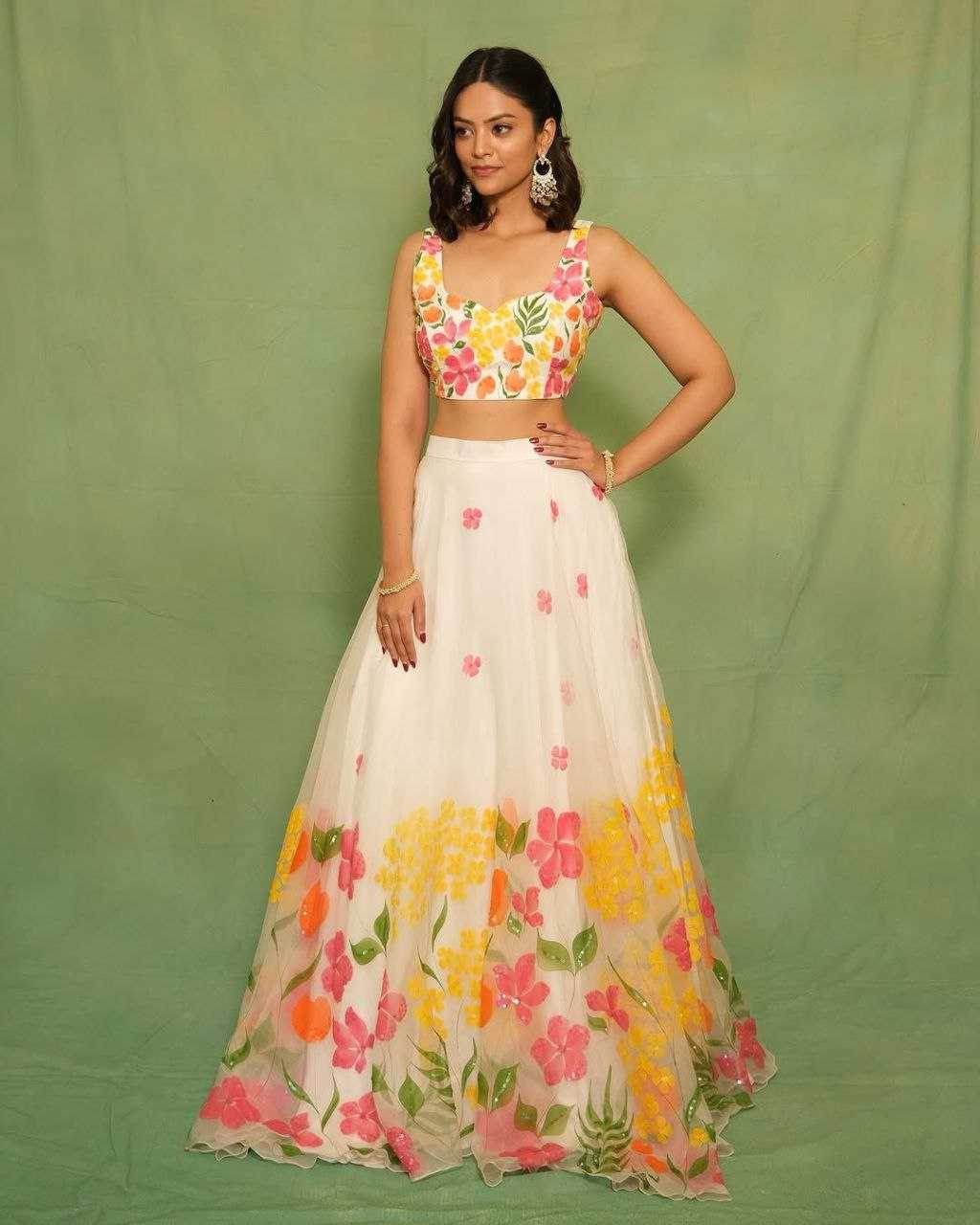Silk Designer Wedding Embroidered Lehenga - MYLUXURY LANE ENTERPRISE